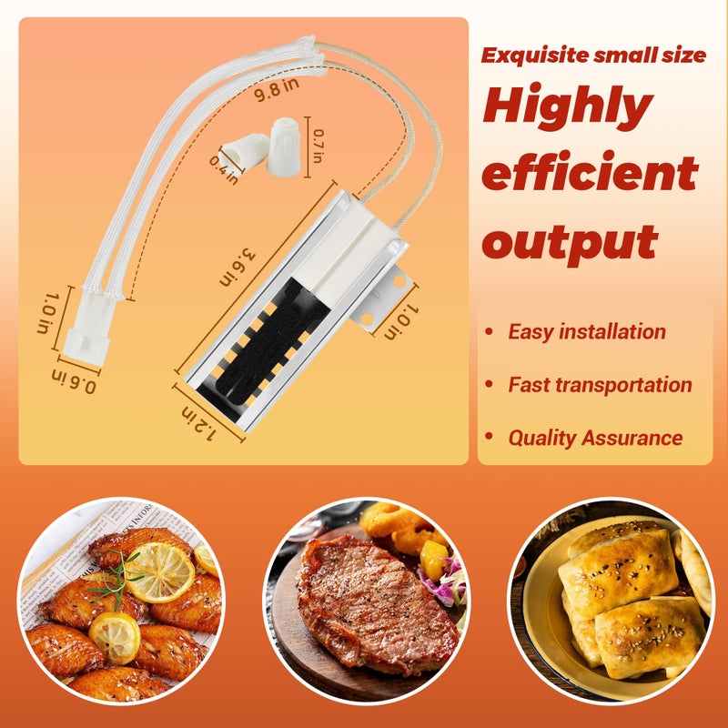NISHCON Oven Igniter Replacement for Whirl-pool A-mana E-state Ro-per May-tag M.agic-Chef I-kea (SF1/2/3  TGP  VSF  WFG  YSF  AGG  AGR  FGP) Gas Range W10918546 98005652 3186491 W10140611 - Image 2